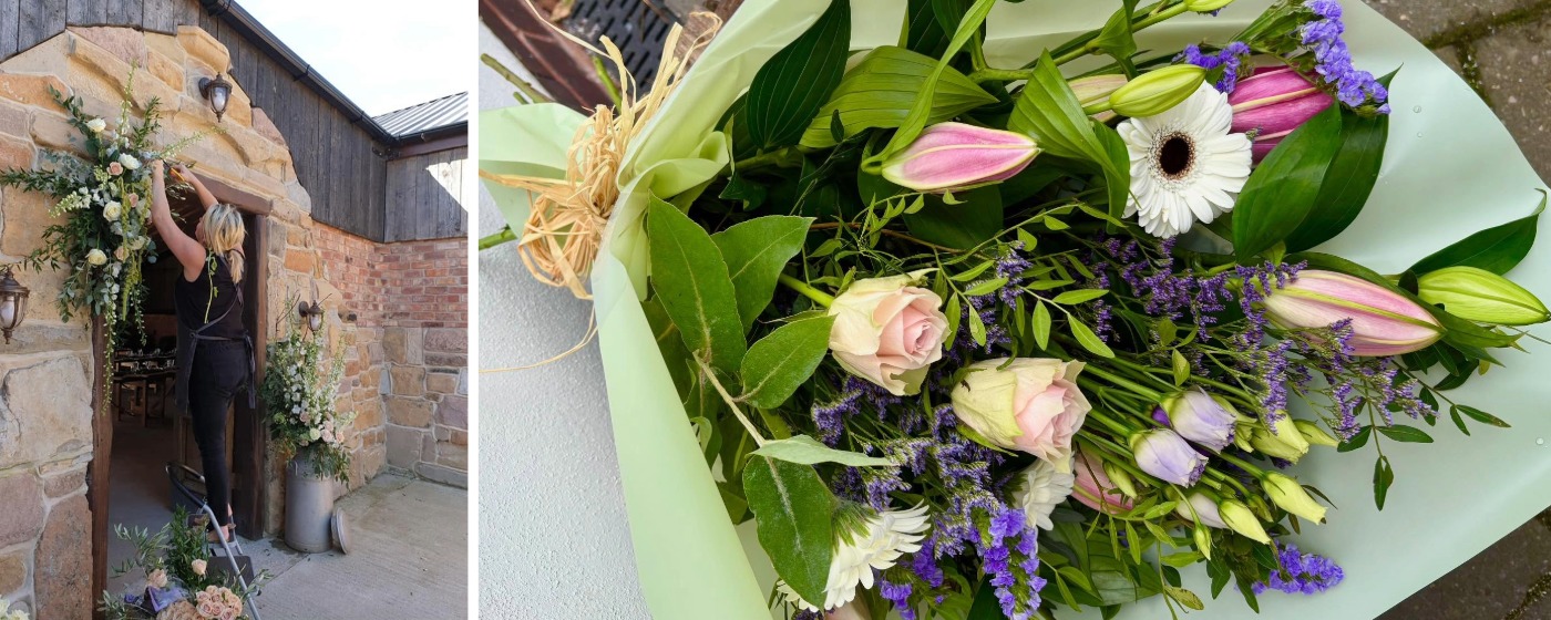 Seasonal bouquets from Floral Dreams in Nottingham offering same-day delivery